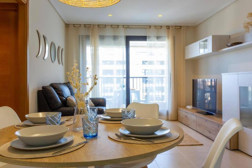 Alboraya Apartamento Con Vista Al Mar Y Piscina Валенсия Екстериор снимка