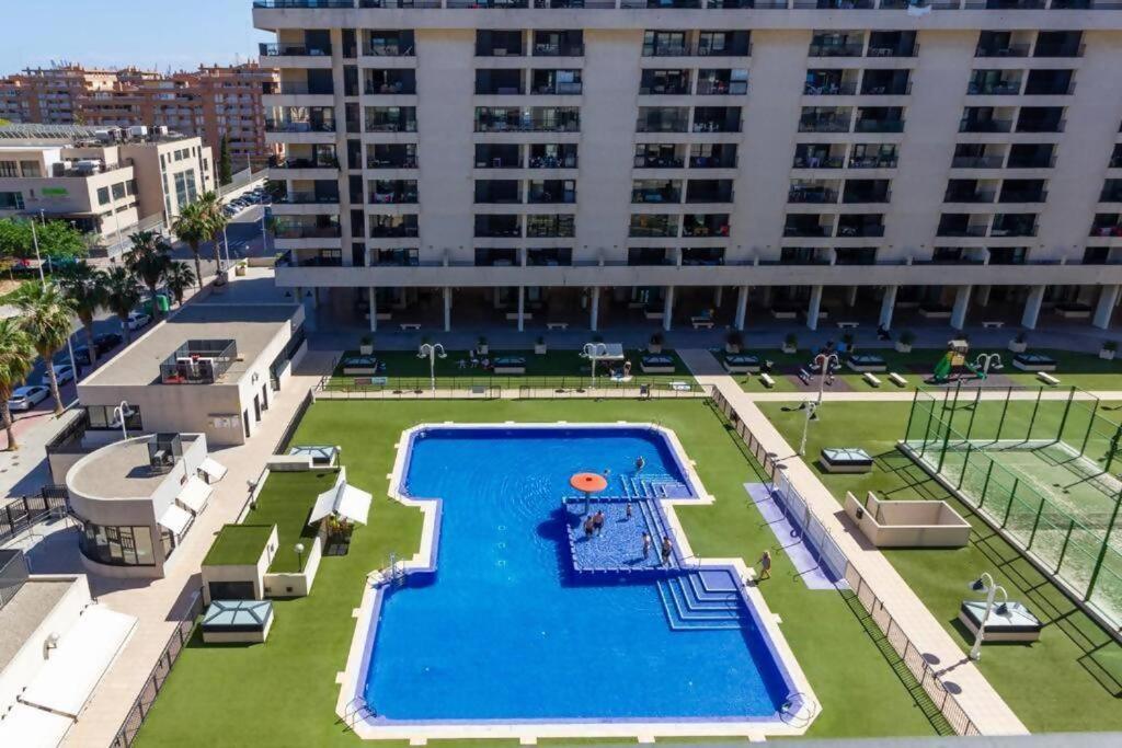 Alboraya Apartamento Con Vista Al Mar Y Piscina Валенсия Екстериор снимка